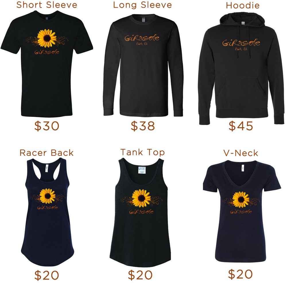 Order Girasole Shirts Online!